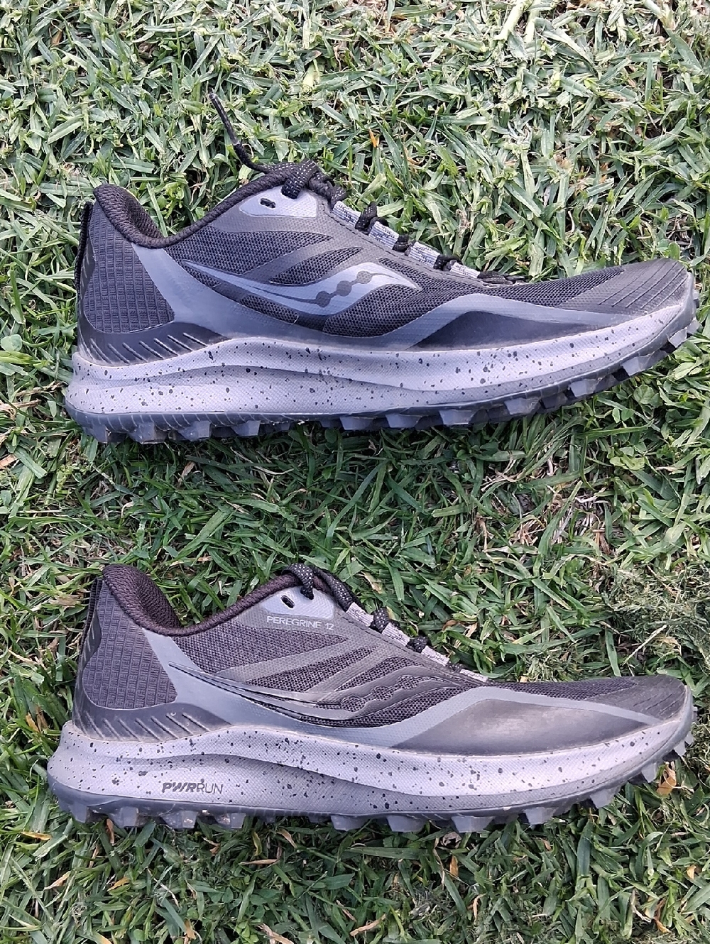 Men's Black Running Shoes - Picture 7 of 14